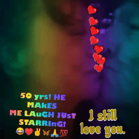 50 Yrs He Makes Me Laugh Just Starring GIF