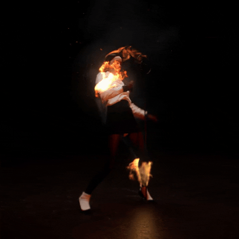 On Fire GIF by St. Vincent