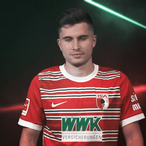 Football Think GIF by FC Augsburg 1907