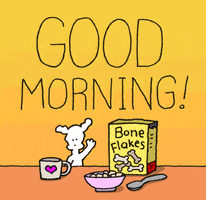 Good Morning Coffee GIF by Chippy the Dog