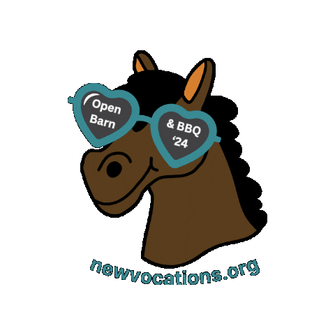 Open Barn Sticker by New Vocations Racehorse Adoption Program