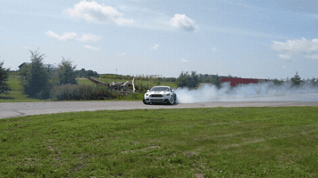 Drifting Ford Mustang GIF