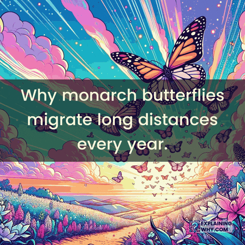 Monarch Butterfly Migration GIF by ExplainingWhy.com