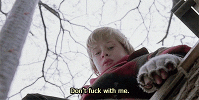 Fuck Off Macaulay Culkin GIF
