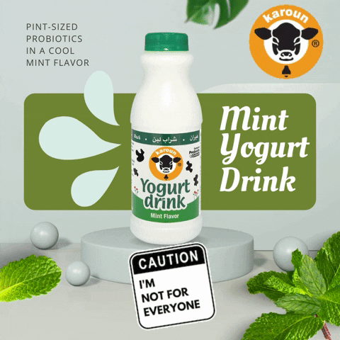 Milk Mint GIF by Karoun Dairies