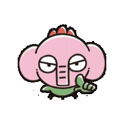 ピンク 指 Sticker by PHADS
