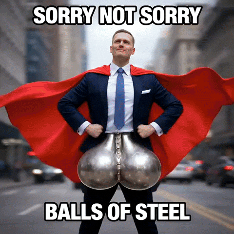 Sorry Not Sorry Steel GIF