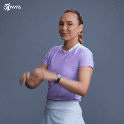 Donna Vekic Heart GIF by WTA