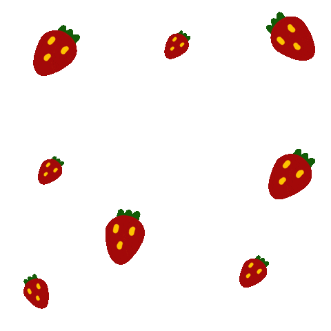 Party Strawberry Sticker