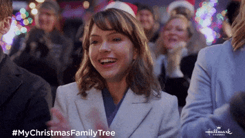 Aimee Teegarden Clapping GIF by Hallmark Channel