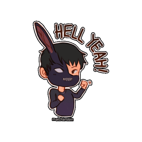 Happy Sticker