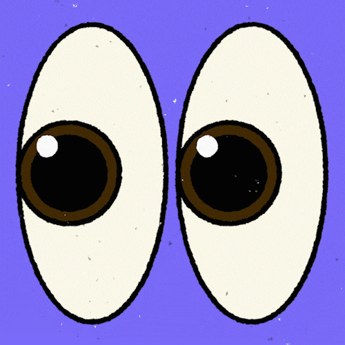 idolikeblue look eye awkward eyeroll GIF