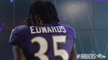 Celebrate Gus Edwards GIF by Baltimore Ravens