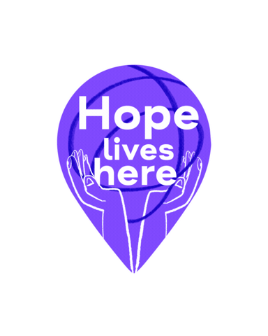 Hope Pin Sticker by Norfolk and Waveney Mind