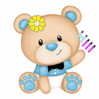 Flower Bear GIF