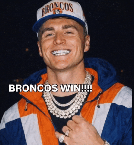 Bo Nix Broncos Win GIF