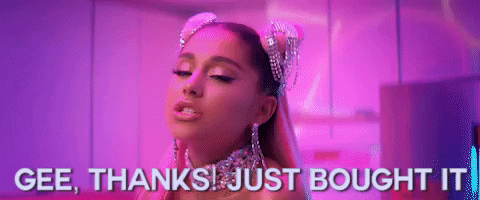7 Rings GIF by Ariana Grande - Find & Share on GIPHY