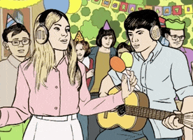 birthday party singing GIF by Peter Bjorn and John