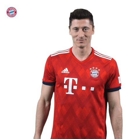 Robert Lewandowski Lol GIF by FC Bayern Munich - Find & Share on GIPHY