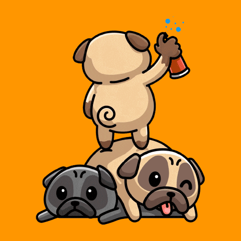 Spraying Street Art GIF by Pugs