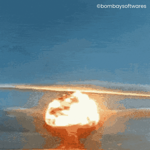 Explode War GIF by Bombay Softwares
