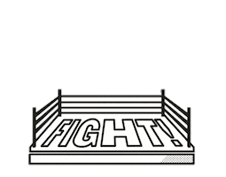 X Fight Arena Sticker