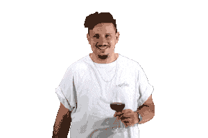 Cheers Wine Sticker by #asktoni