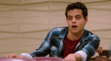 Rami Malek Flirting GIF