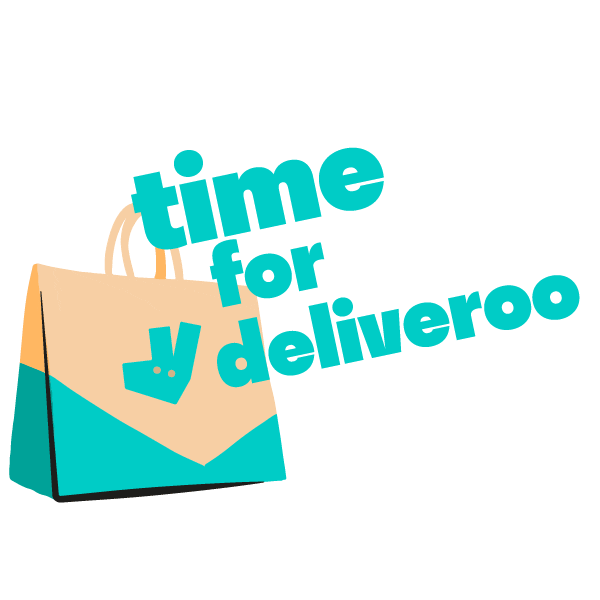 Hungry Takeaway Sticker by Deliveroo