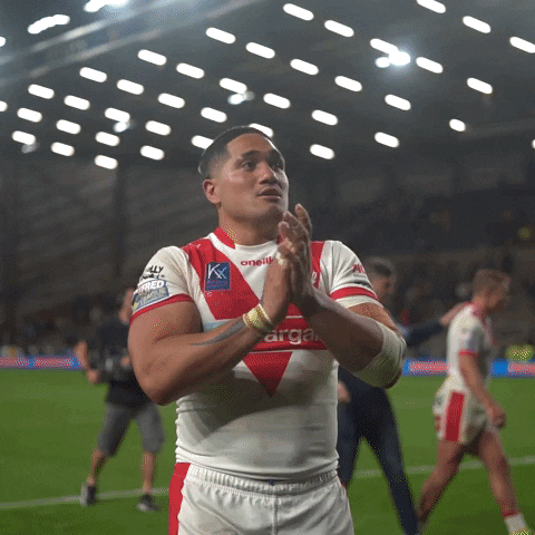Rugby League Shrug GIF by St.Helens R.F.C