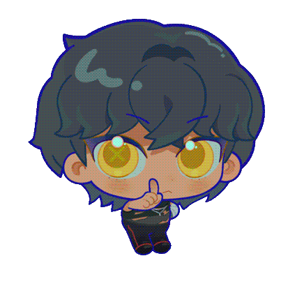 Pop Up Wink Sticker by Silent Whispers