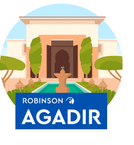 Travel Beach Sticker by ROBINSON – Share the moment