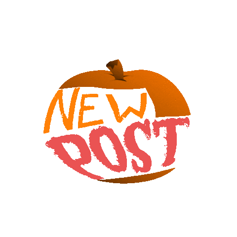 Halloween New Post Sticker