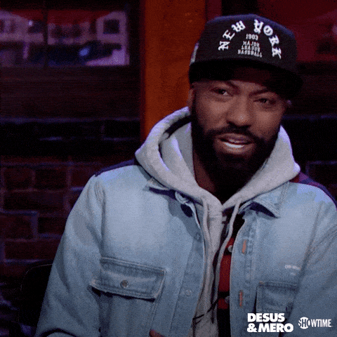 Giphy - showtime disagree GIF by Desus & Mero