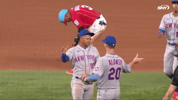 New York Mets Hug GIF by SNY