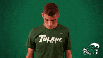 College Tennis Wave GIF by GreenWave