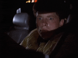 Driving Michael J Fox GIF by Back to the Future Trilogy