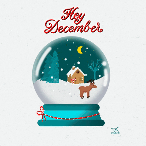 Let It Snow Christmas GIF by Dani K.