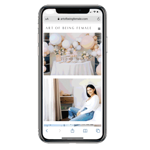 The Art of Being Female Sticker