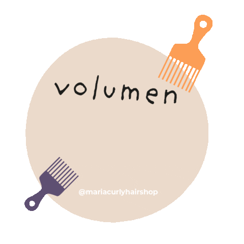 Mariacurlyhair Sticker by oilymoilyshop