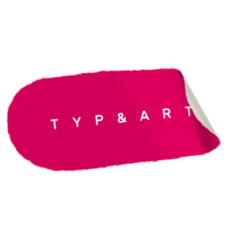 Typ Sticker by TYPANDART