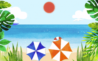 animation summer GIF by Bevi