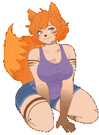 Fluffy Sticker