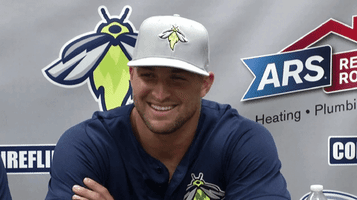 Happy Laughing GIF by Columbia Fireflies