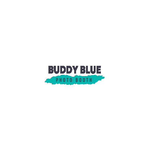 Buddy Blue Photo Booth Sticker