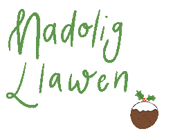 Christmas Pudding Wales Sticker