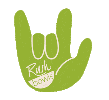 Thanks Bowl Sticker by RushBowls