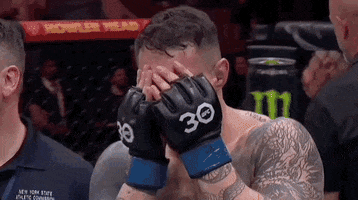 Mixed Martial Arts Crying GIF by UFC