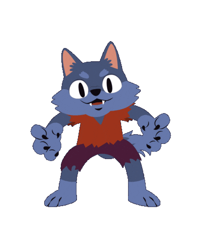 Halloween Monster Sticker