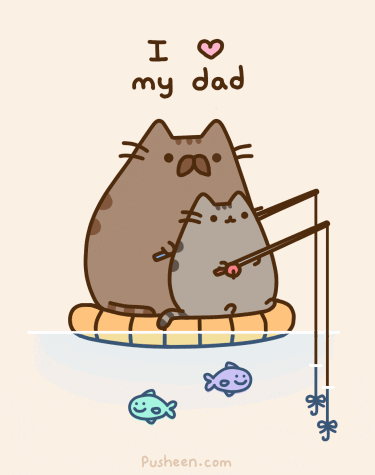 Fathers Day Dad GIF by Pusheen
